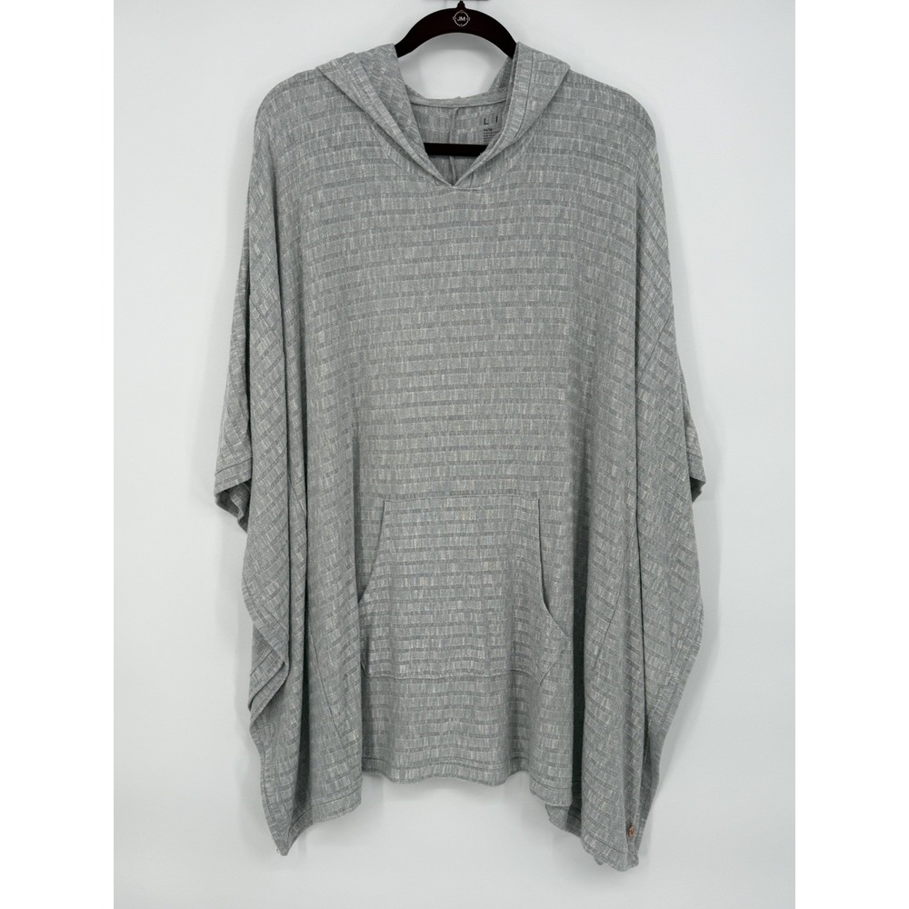 Lane Bryant Livi Gray Pullover Sweater with Hood 14/16